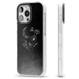 iPhone 16 Pro Max Crescent Moon Collection Black Impact Phone Case