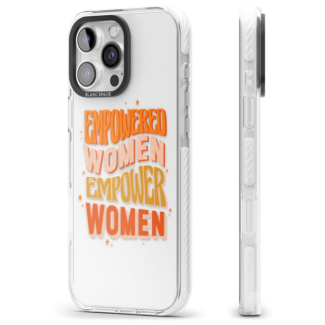 iPhone 16 Pro Max Empowered Women Black Impact Phone Case