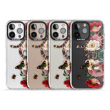 iPhone 16 Pro Max Floral Snake Black Impact Phone Case