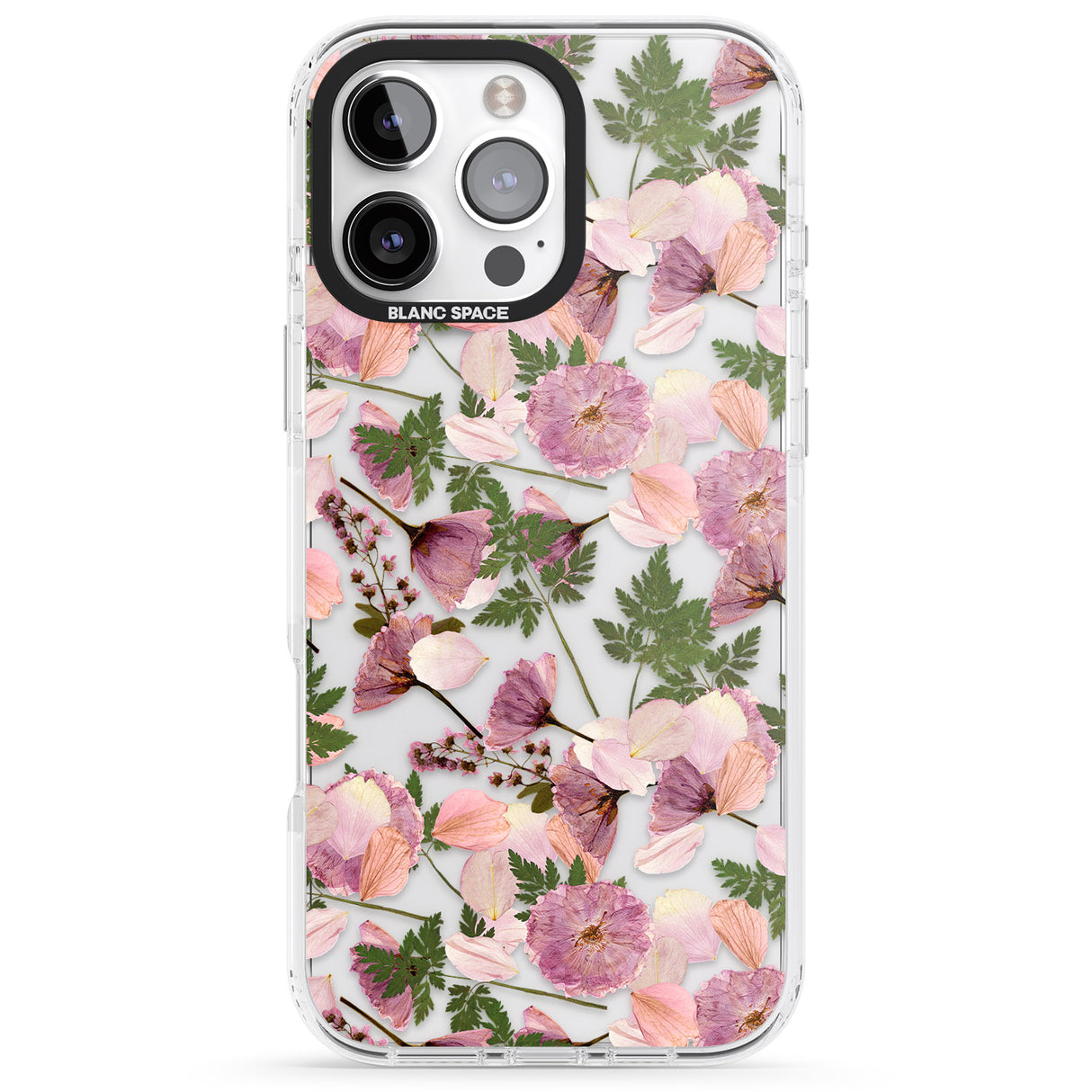 Leafy Floral Pattern Transparent Design