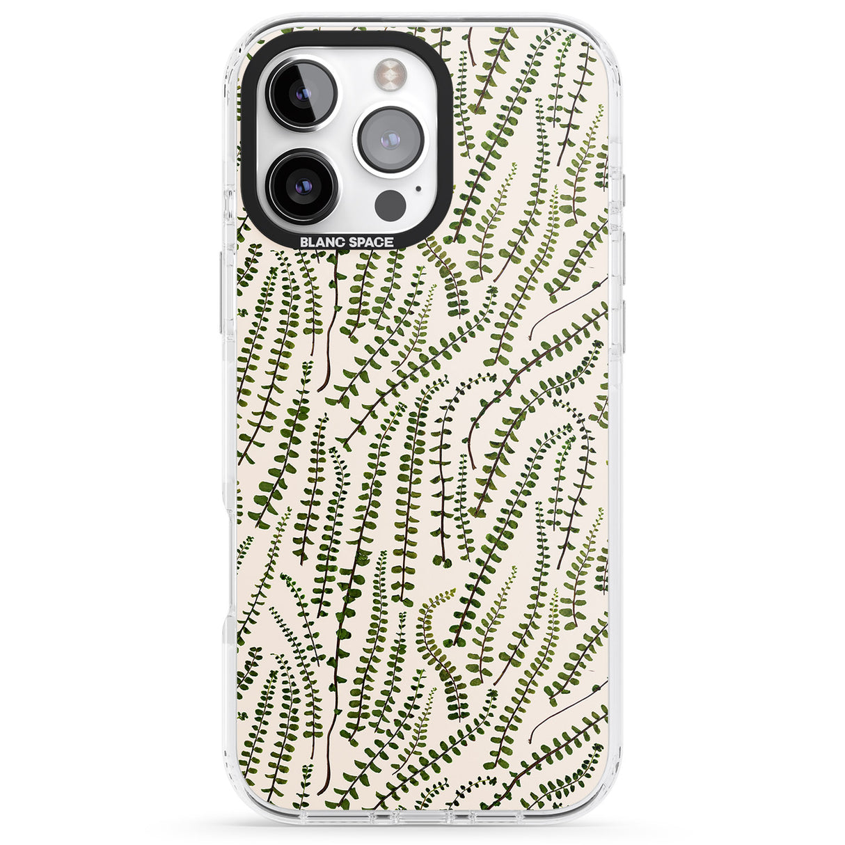 Fern Leaf Pattern Design - Cream