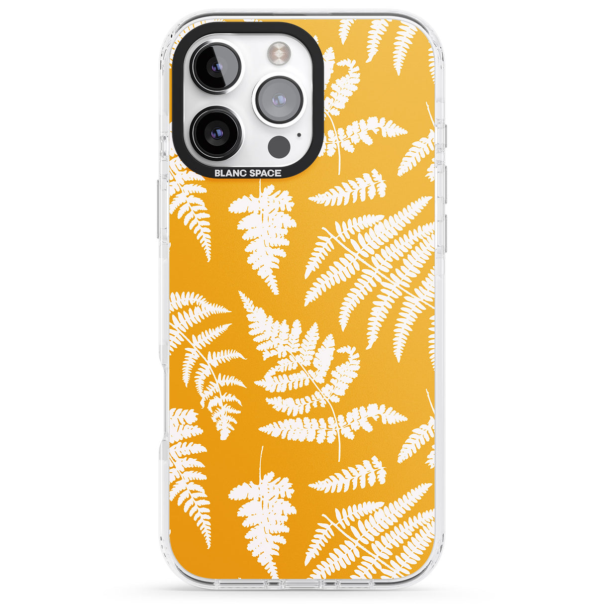 Fern Pattern on Yellow