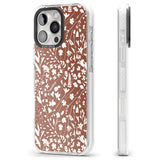 iPhone 16 Pro Max Wildflower Cluster on Terracotta Black Impact Phone Case