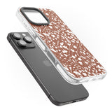 iPhone 16 Pro Max Wildflower Cluster on Terracotta Black Impact Phone Case