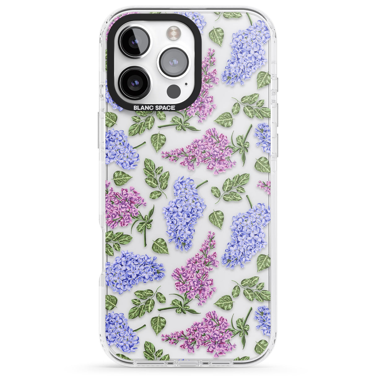 Purple Blossoms Transparent Floral