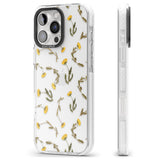 iPhone 16 Pro Max Long Stemmed Wildflowers - Dried Flower-Inspired Black Impact Phone Case