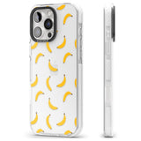 iPhone 16 Pro Max Banana Pattern Black Impact Phone Case