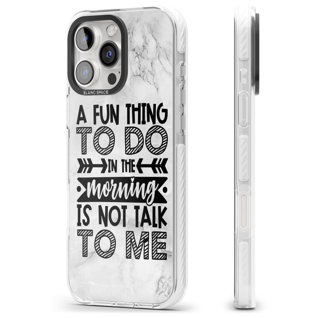 iPhone 16 Pro Max A Fun thing to do Black Impact Phone Case