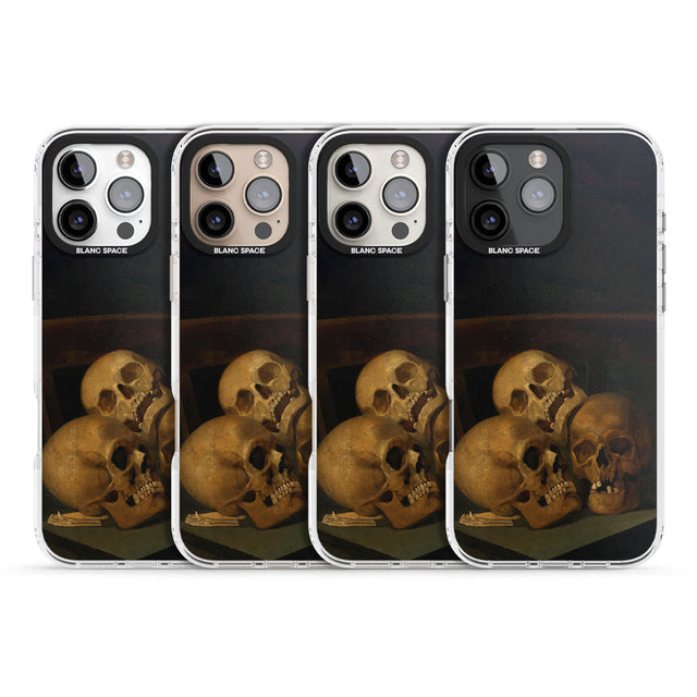 Still Life of Three Skulls Impact Phone Case for iPhone 16 Pro, iPhone 16 Pro Max