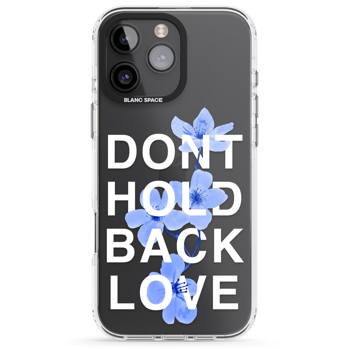 Don't Hold Back Love - Blue & White