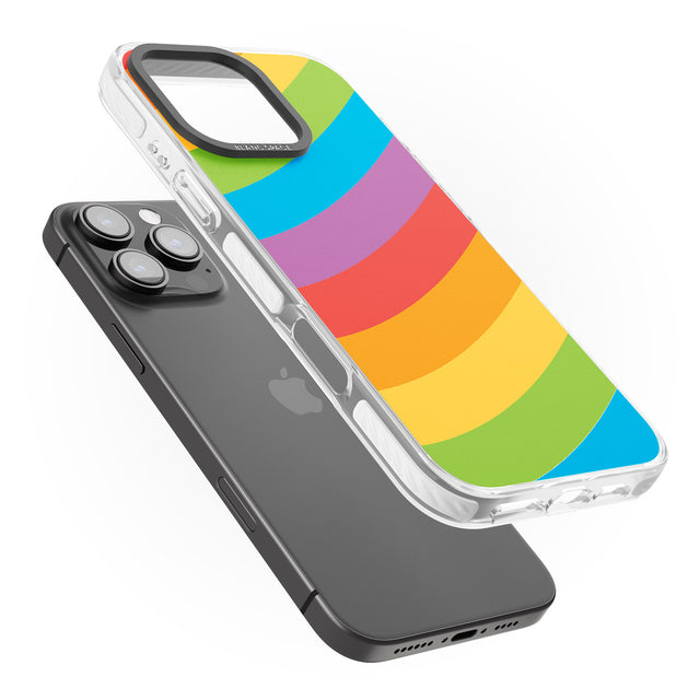 iPhone 16 Pro Max Lucky Rainbow Black Impact Phone Case