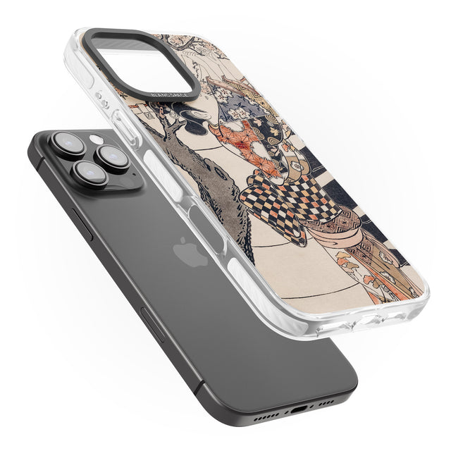 iPhone 16 Pro Max Vintage Japan Black Impact Phone Case