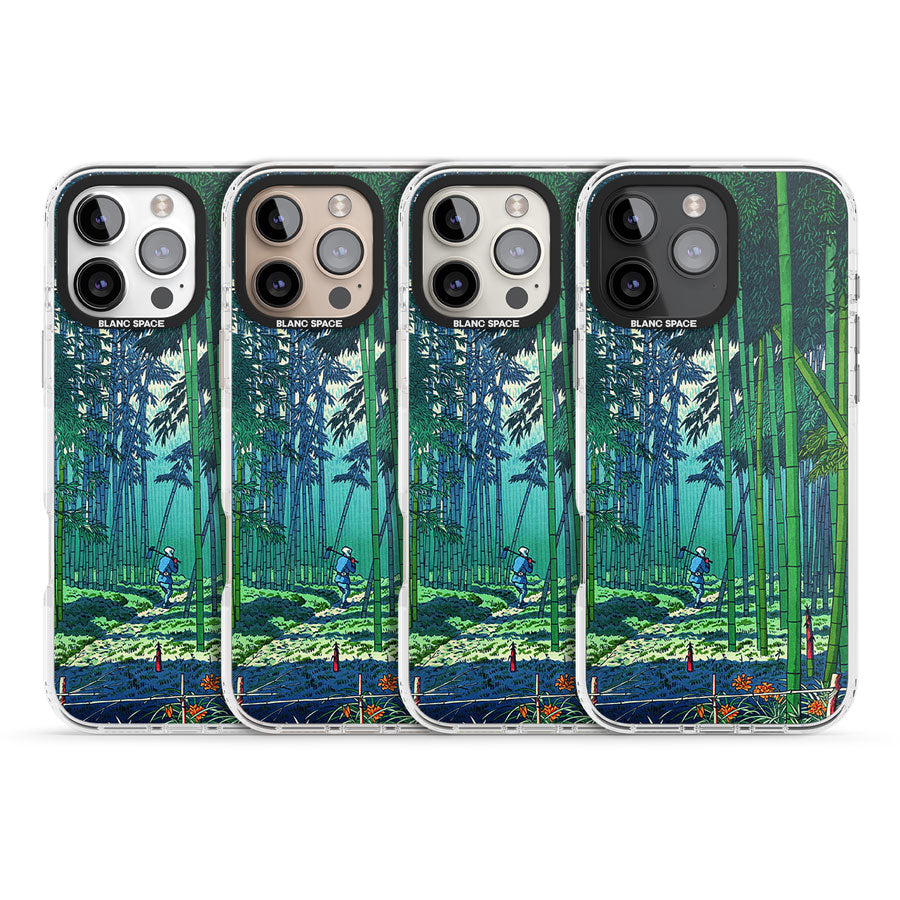 Bamboo Grove of Saga Impact Phone Case for iPhone 16 Pro, iPhone 16 Pro Max