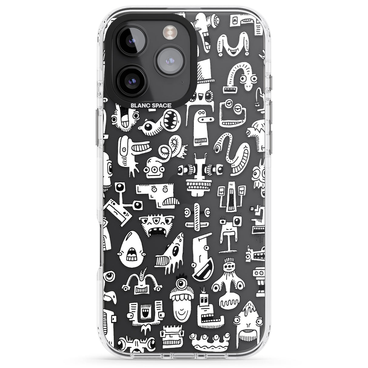 iPhone 16 Pro Max Weird Friends Black Impact Phone Case