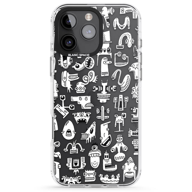 iPhone 16 Pro Max Weird Friends Black Impact Phone Case