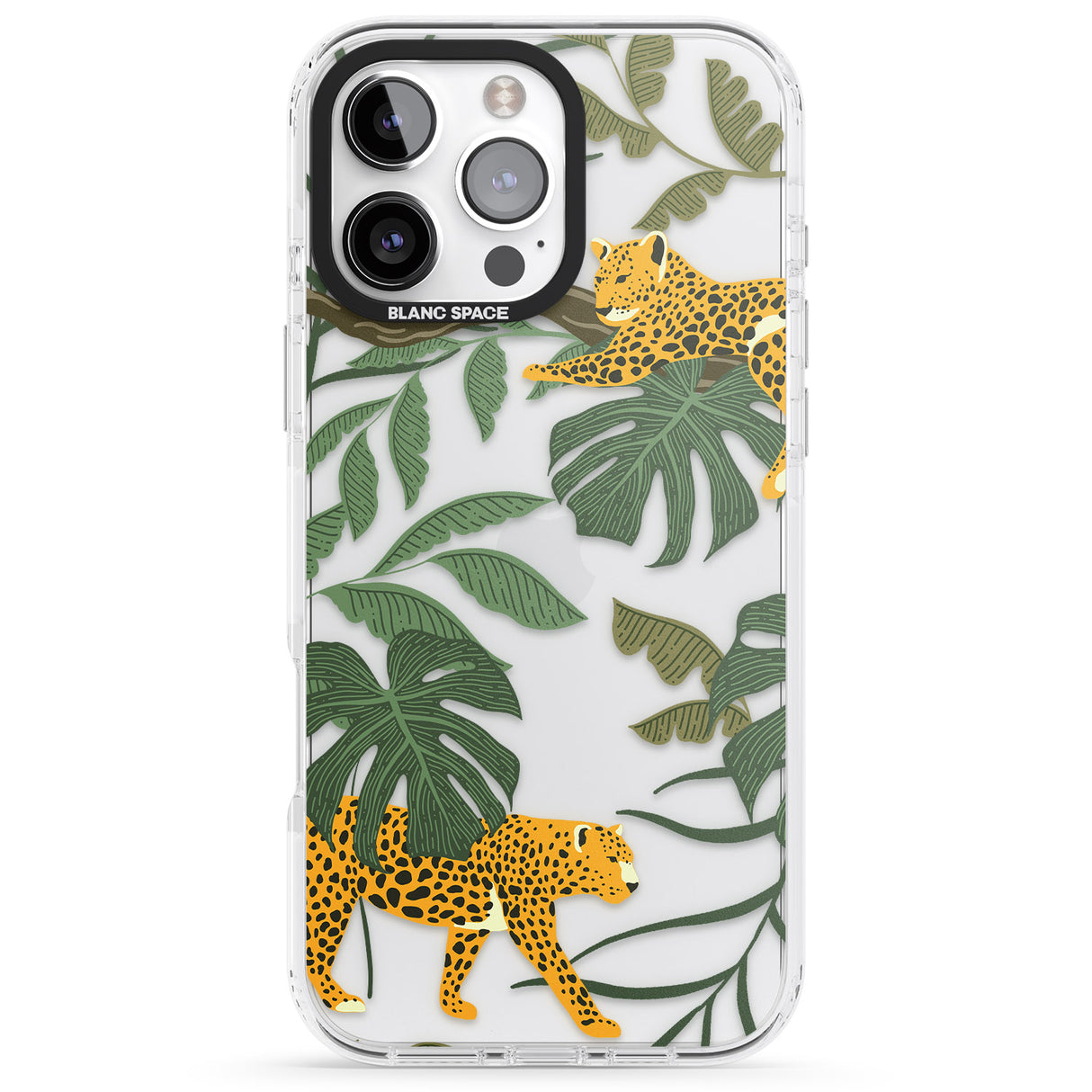 Two Jaguars & Foliage Jungle Cat Pattern