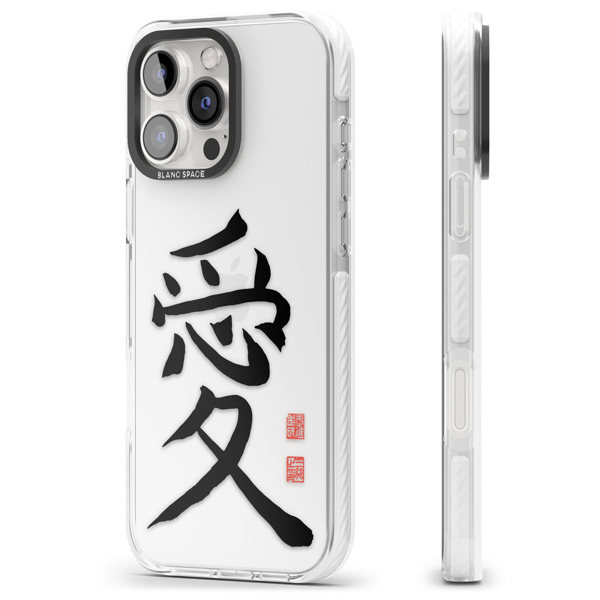 Japanese Kanji - Love Impact Phone Case for iPhone 16 Pro, iPhone 16 Pro Max