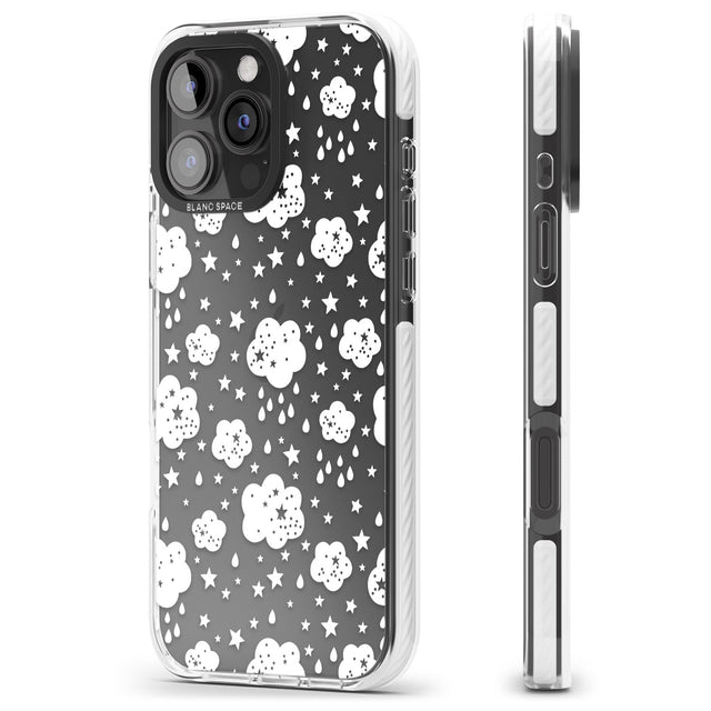 iPhone 16 Pro Max Rainy Days Black Impact Phone Case