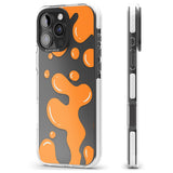 iPhone 16 Pro Max Orange Lava Lamp Black Impact Phone Case