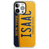 iPhone 16 Pro Max New York License Plate Black Impact Phone Case