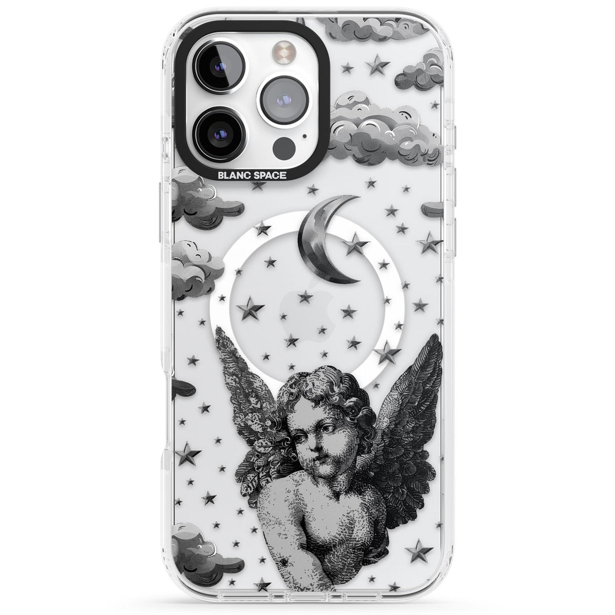 Celestial Cherub Impact Magsafe Phone Case for iPhone 16 Pro, iPhone 16 Pro Max