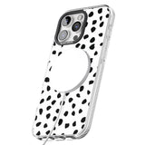 iPhone 16 Pro Max Dalmatian Print Black Impact Phone Case