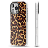 iPhone 16 Pro Max Gold Leopard Print Black Impact Phone Case