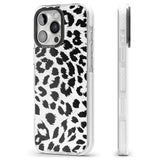 iPhone 16 Pro Max Rar Leopard Print White Black Impact Phone Case