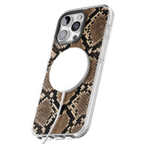 iPhone 16 Pro Max Snakeskin Black Impact Phone Case