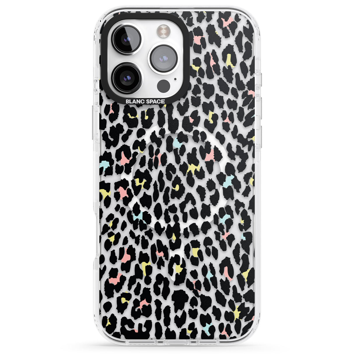 Mixed Pastels Leopard Print - Transparent