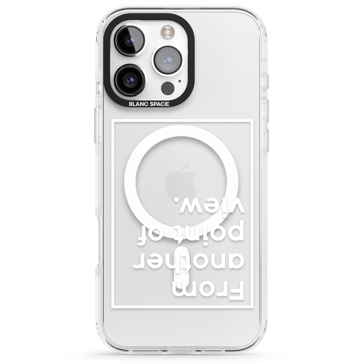 iPhone 16 Pro Max Another Point of View (White) Black Impact Phone Case