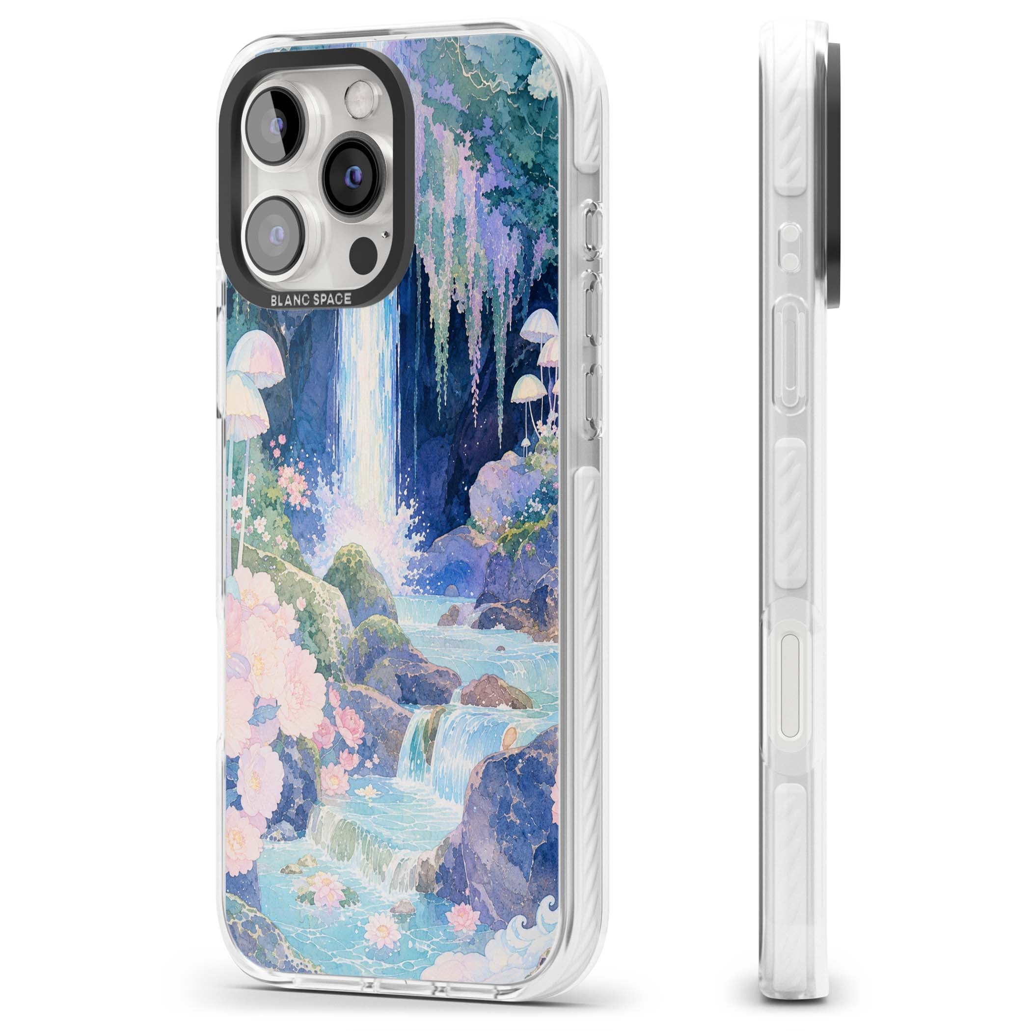 Mystic Waterfall art iPhone case | Impact Magsafe case for iPhone 16 Pro, iPhone 16 Pro Max