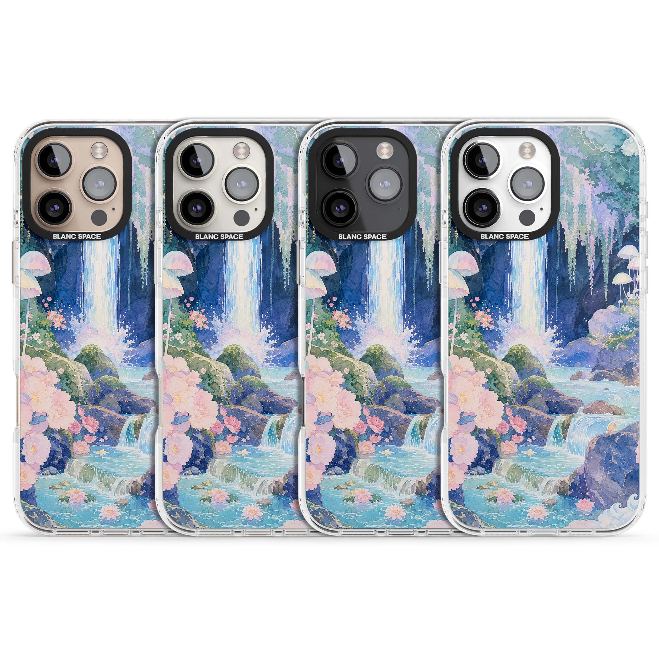 Mystic Waterfall art iPhone case | Impact Magsafe case for iPhone 16 Pro, iPhone 16 Pro Max