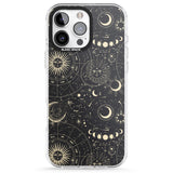 iPhone 16 Pro Max Suns, Moons & Star Signs Black Impact Phone Case