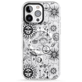 iPhone 16 Pro Max Suns & Planets Astrological Black Impact Phone Case