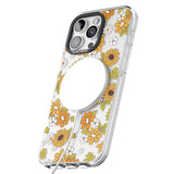 Boho Sunflowers Impact Magsafe Phone Case for iPhone 16 Pro, iPhone 16 Pro Max