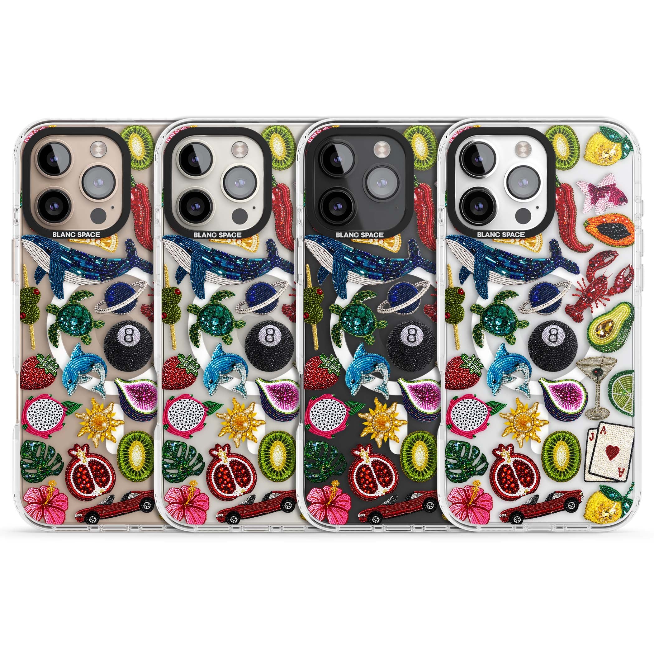 Beaded Mix cute iPhone case | Impact Magsafe case for iPhone 16 Pro, iPhone 16 Pro Max