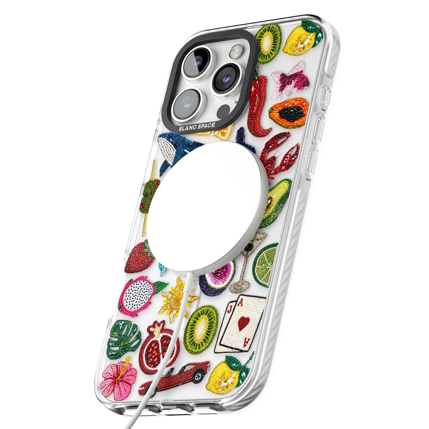 Beaded Mix cute iPhone case | Impact Magsafe case for iPhone 16 Pro, iPhone 16 Pro Max