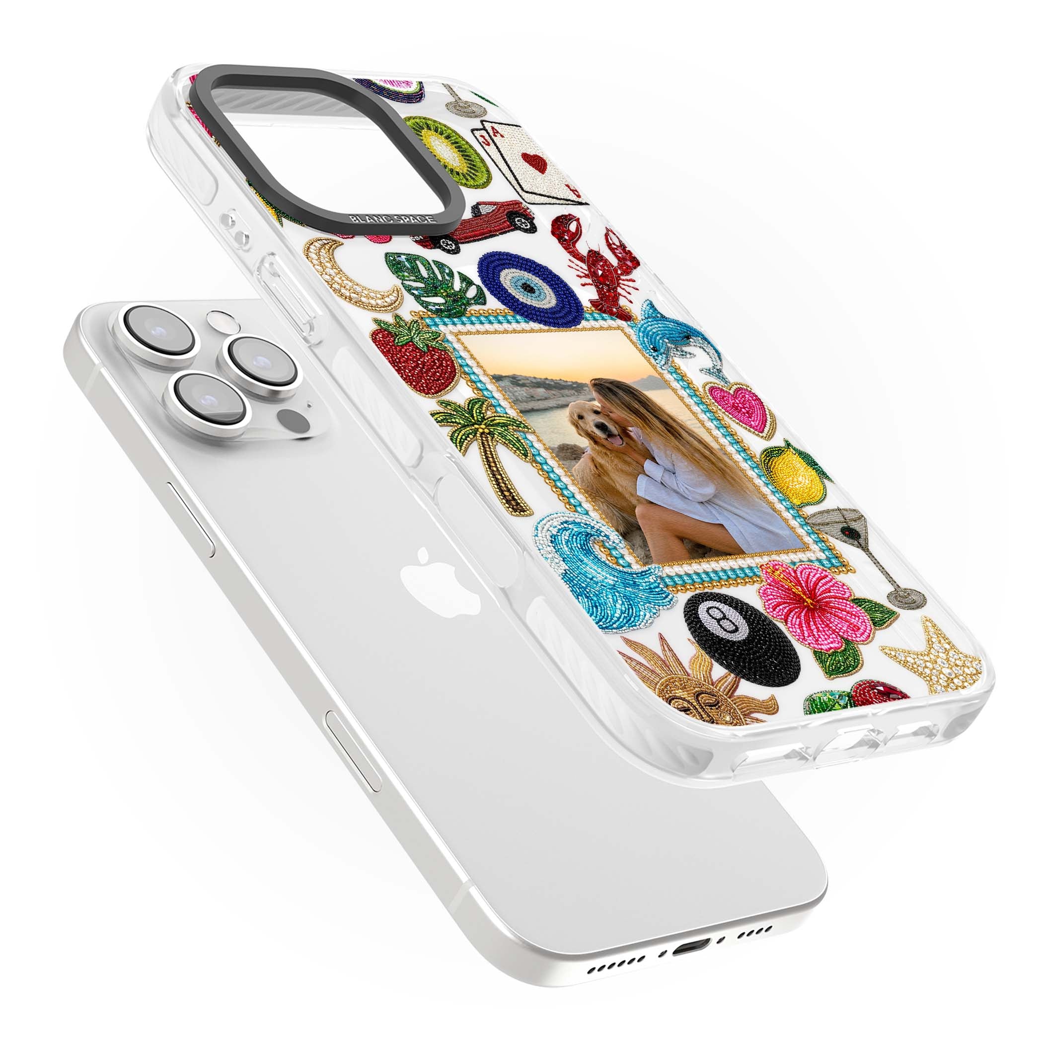 Beaded Photo coastal iPhone case | Impact Magsafe case for iPhone 16 Pro, iPhone 16 Pro Max