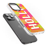 iPhone 16 Pro Max Personalised Colourful Neon Camo Black Impact Phone Case