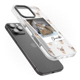 iPhone 16 Pro Max Personalised Abyssinian Cat Photo Black Impact Phone Case