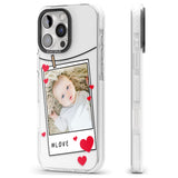 iPhone 16 Pro Max Personalised Love Instant Film Photo Black Impact Phone Case