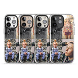 iPhone 16 Pro Max Personalised 4 Photo Grid Black Impact Phone Case