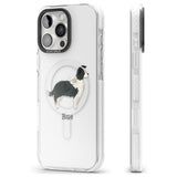 iPhone 16 Pro Max Personalised Border Collie Black Impact Phone Case