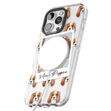 iPhone 16 Pro Max Personalised Cavalier King Charles - Dog Photo Black Impact Phone Case