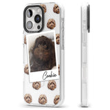 iPhone 16 Pro Max Personalised Cockapoo, Brown - Dog Photo Black Impact Phone Case