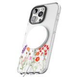 Personalised Spring Wildflowers Impact Magsafe Phone Case for iPhone 16 Pro, iPhone 16 Pro Max