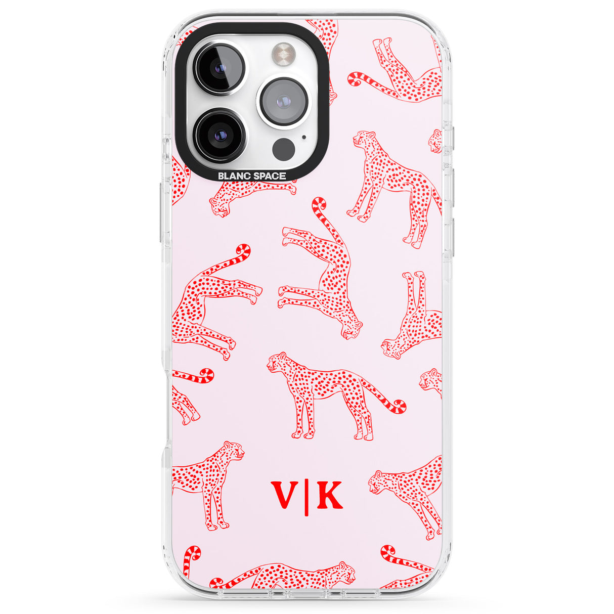 Personalised + Red & Pink Cheetah