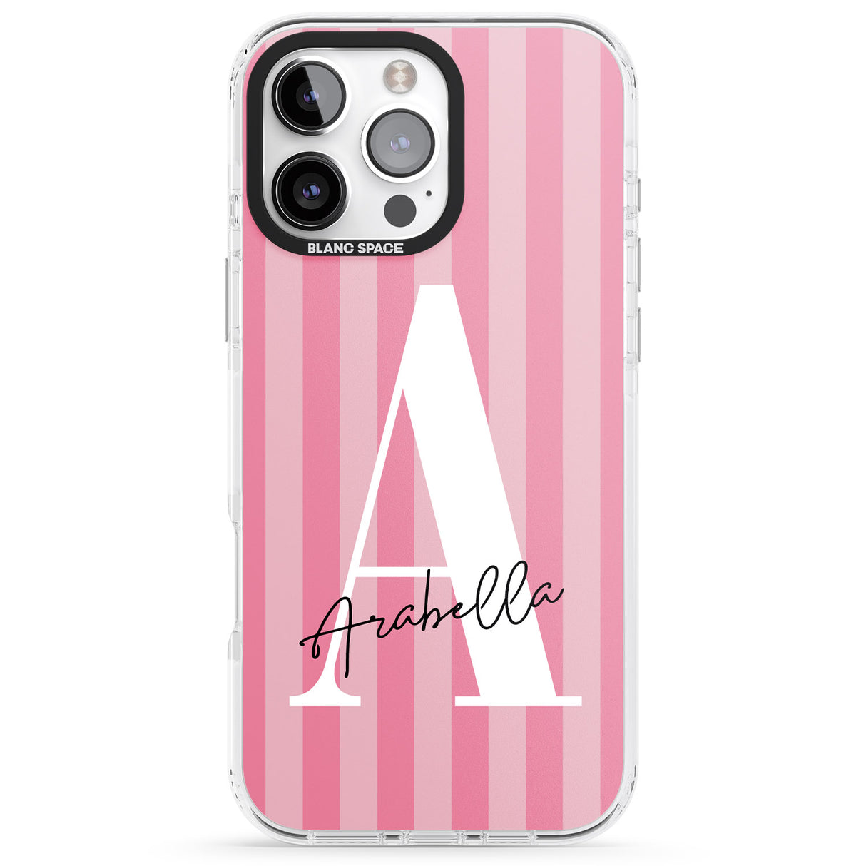 Personalised Pink on Pink Stripes