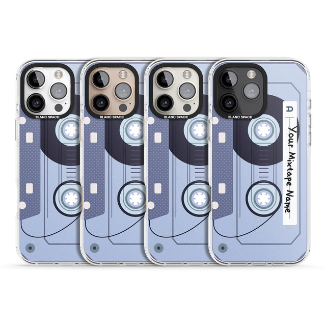 iPhone 16 Pro Max Personalised Industrial Mixtape Black Impact Phone Case